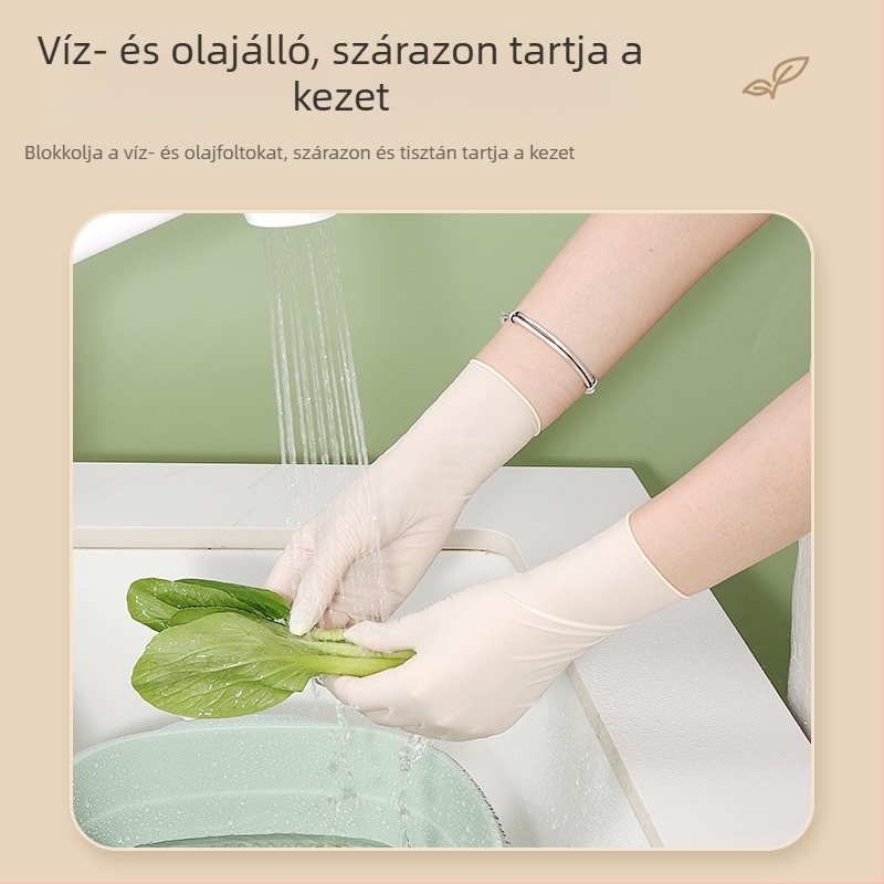 Dihang élelmiszer-minőségű egyszer használatos kesztyűk a tészta dagasztásához