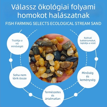 Tájépítő kő akváriumi aljzat hasznos baktériumokkal