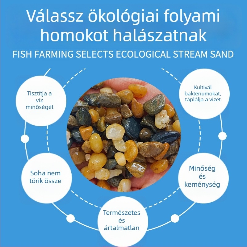 Tájépítő kő akváriumi aljzat hasznos baktériumokkal