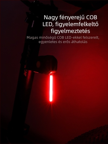 Meilong hátsó kerékpár világítás éjszakai kerékpározáshoz — biztonsági jelzőfény MTB és országúti kerékpárokhoz
