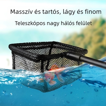 Teleszkópos akváriumi háló tavak tisztításához — ABS műanyag, tömeg 0.17 kg, márka Ilonda