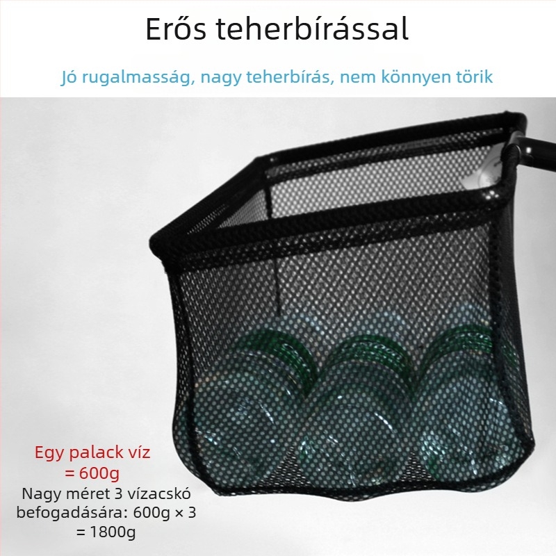 Teleszkópos akváriumi háló tavak tisztításához — ABS műanyag, tömeg 0.17 kg, márka Ilonda