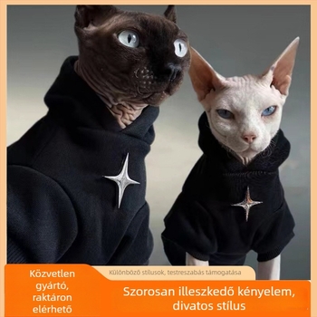 Őszi–téli meleg, vastag macska pulóver