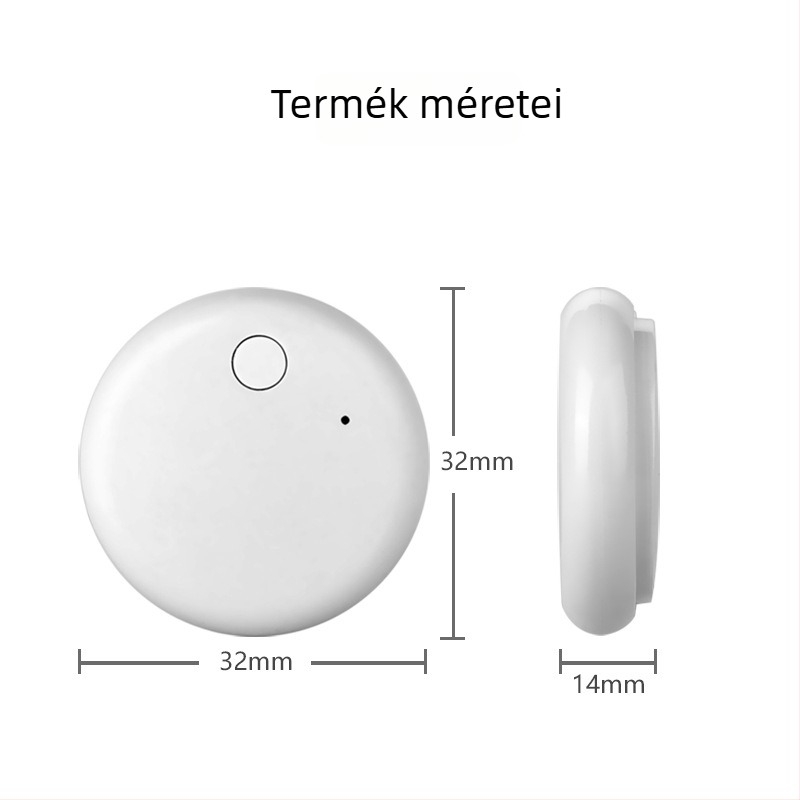 siindoo Elvesztés Elleni Nyomkövető – Szilikon, 7 g, CR2032 elem, Kulcskarika, tárgyak, autók, kulcsok, elektromos járművek és emberek számára
