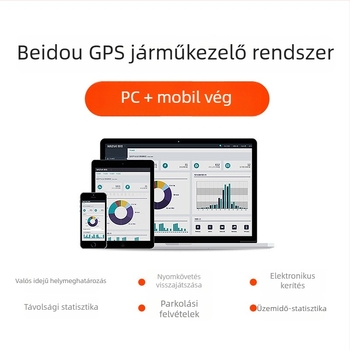 LA-P50 4G jármű GPS-nyomkövető Beidou helymeghatározás, valós idejű térkép, GPS pontosság 10 m, üzemanyag-fogyasztás telemetria, vízálló, lopás elleni védelem