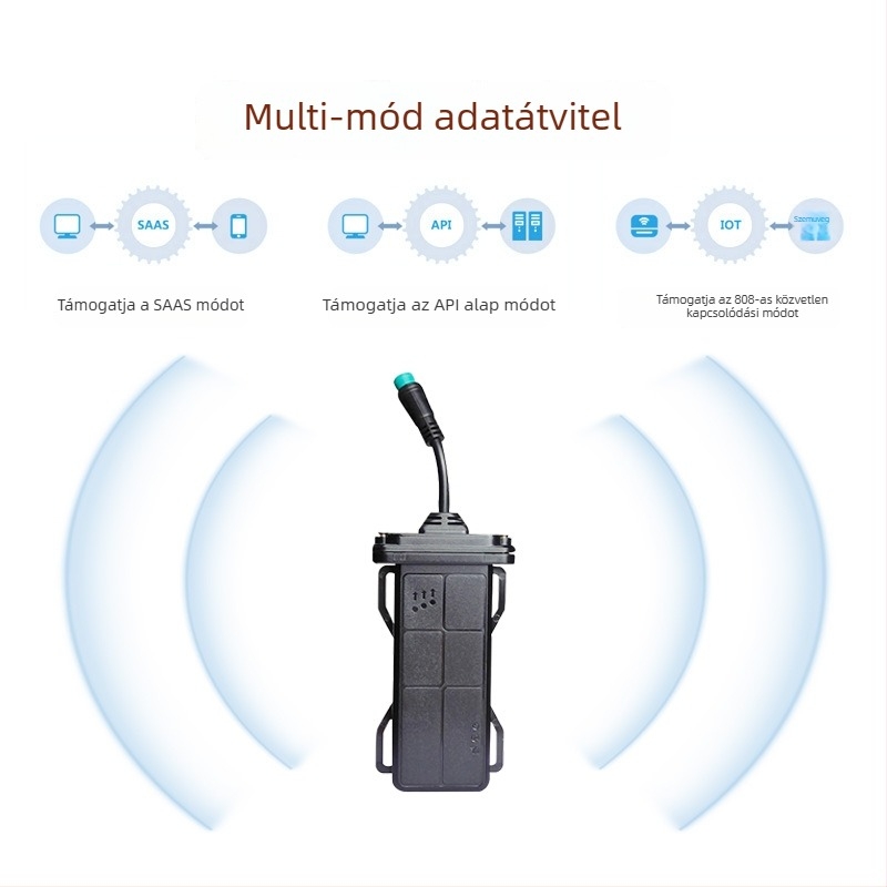 LA-P50 4G jármű GPS-nyomkövető Beidou helymeghatározás, valós idejű térkép, GPS pontosság 10 m, üzemanyag-fogyasztás telemetria, vízálló, lopás elleni védelem