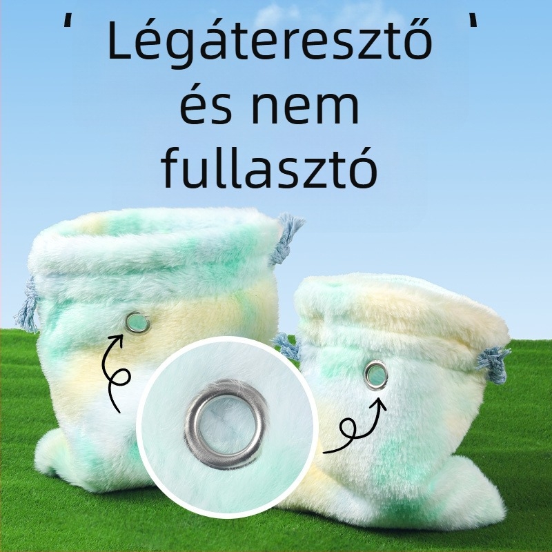 Hamsterfészek és alvó készlet, anyag fű, kerek forma, vízálló, Weibi márka
