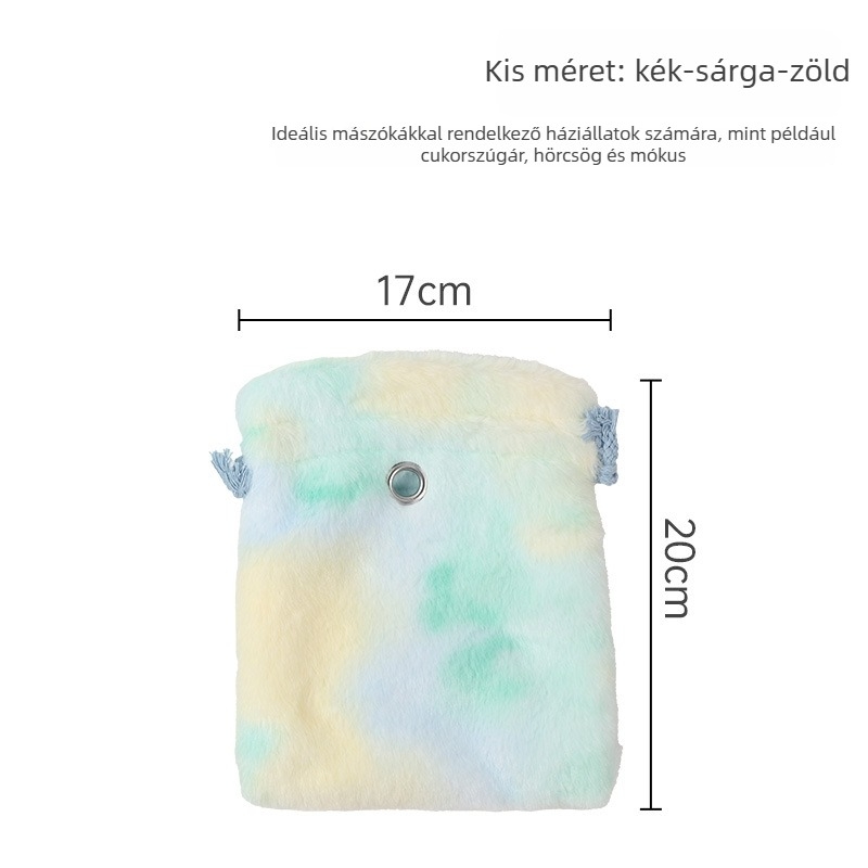 Hamsterfészek és alvó készlet, anyag fű, kerek forma, vízálló, Weibi márka