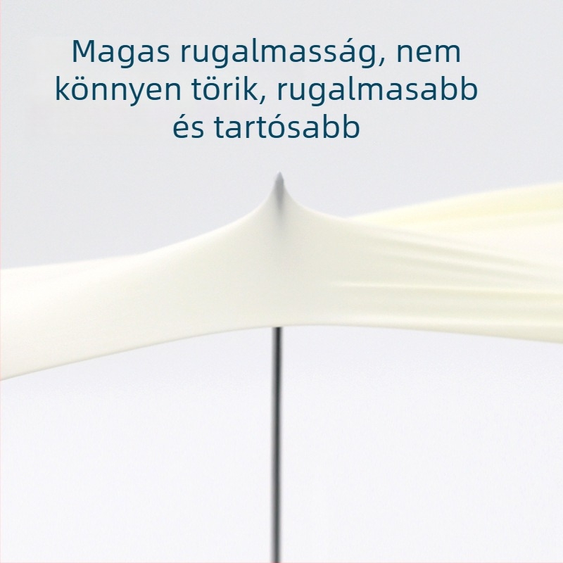 Egyszer használatos latex kesztyűk, csúszásmentes, átlátszó mintázat, közepes vastagság, logó nyomtatva