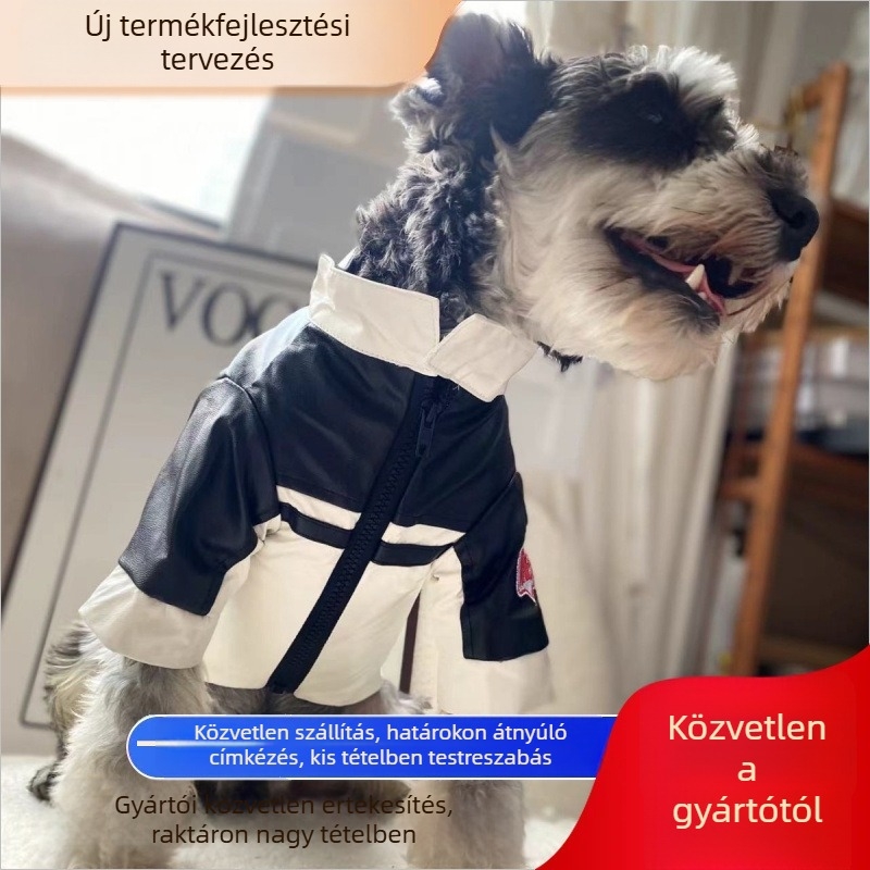 Kutyavest poliészterből, angol stílusú