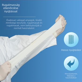 Pang Han egyszer használatos latex orvosi kesztyűk, orvosi használatra, engedélyszám 20152140239