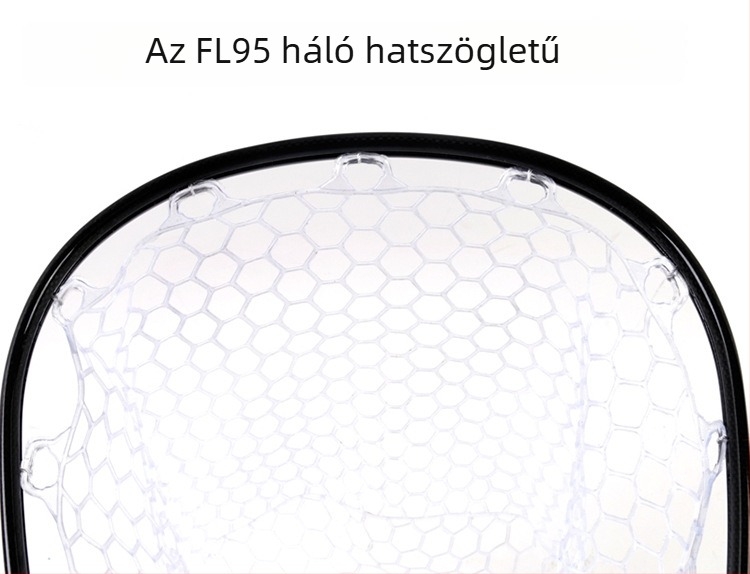 MAXIMUMCATCH Szénszálas fonott merítőháló kézi használatra – a muszka horgászatához