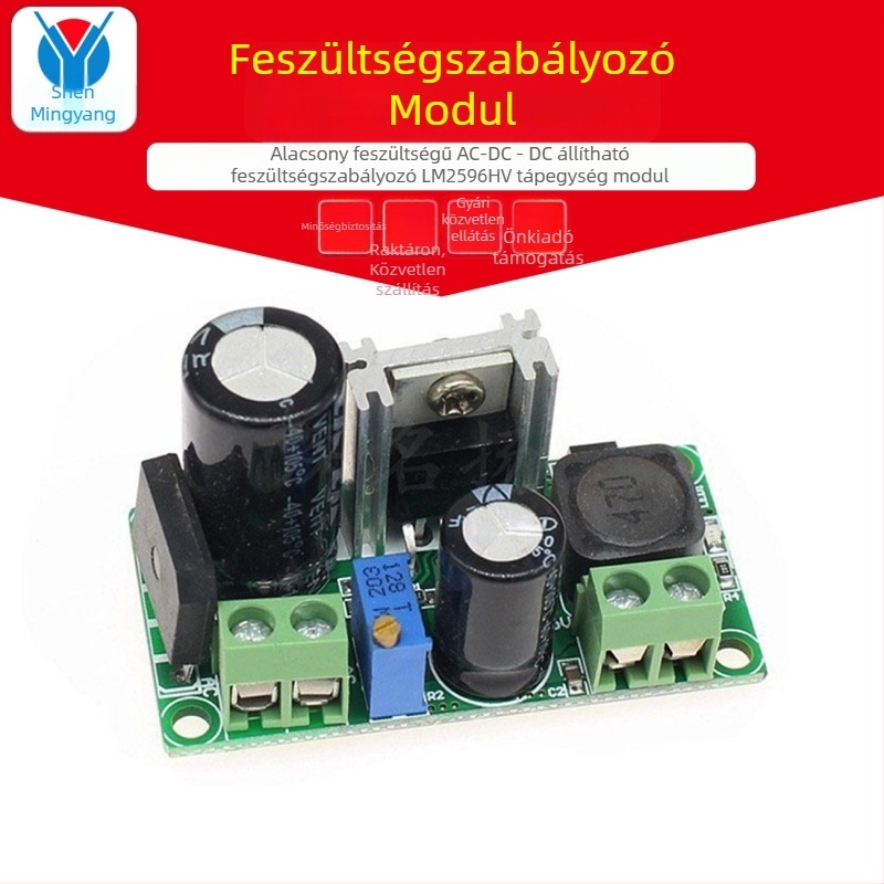 Alacsony feszültségű AC-DC léptető tápegység modul DC-DC állítható LM2596HV