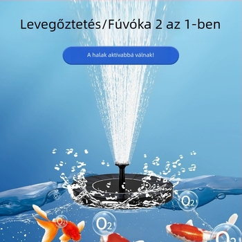 Shouli keringtető vízszivattyú kis otthoni tartályhoz – napelemes szökőkút az oxigénellátáshoz, kültéri halastó és kőből épült kert