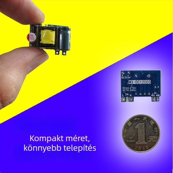 Izolált tápegység modul 220V-ról 5V-ra, 700 mA, kapcsoló típusú, bemenet 220V/110V