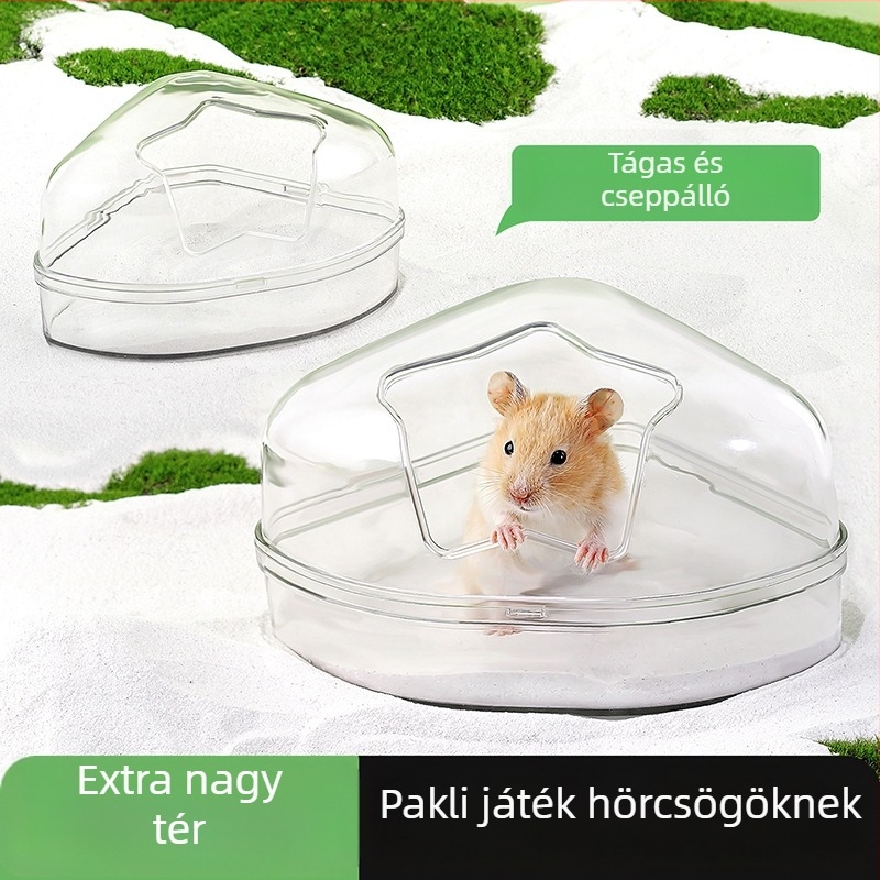 Hamster játék – háromszög alakú, kettős funkció, emelt alap; Anyag: Egyéb; Márka: Half purple half red; Kategória: Kisállat eledel; Importálás: Nem
