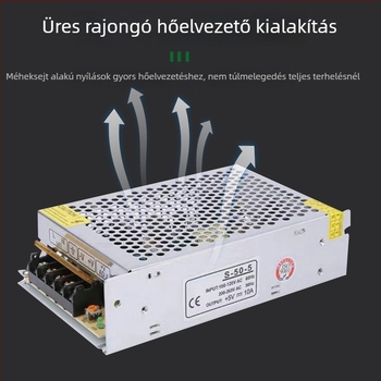 Vichy LED kijelző tápegység, Switching Power Supply sorozat, hatásfok 85%, tömeg 200 g, védelmi szint 54