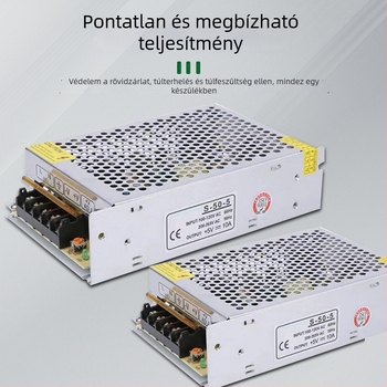 Vichy LED kijelző tápegység, Switching Power Supply sorozat, hatásfok 85%, tömeg 200 g, védelmi szint 54