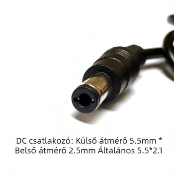 PWM-es AC/DC kapcsolóüzemű tápegység, bemenet 100-240V, DC kimenet 5/6/7.5/9/12V, 1-1.5A, 10-20W