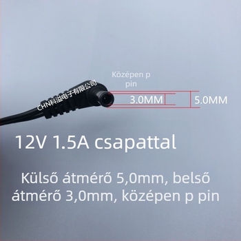 Casio digitális zongorához AC/DC tápegység – több kimenet: 9V/0.85A, 9.5V/1A, 12V/1.5A; bemenet 100-240V; PWM moduláció; kapcsoló tápegység