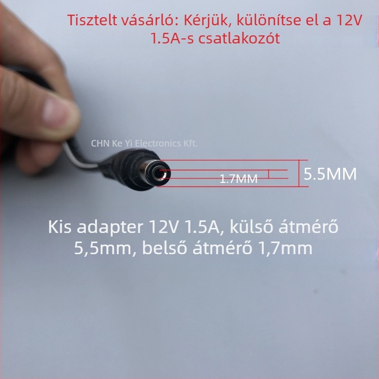 Casio digitális zongorához AC/DC tápegység – több kimenet: 9V/0.85A, 9.5V/1A, 12V/1.5A; bemenet 100-240V; PWM moduláció; kapcsoló tápegység