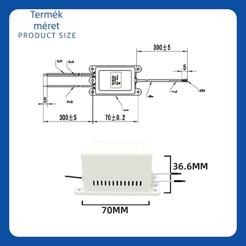 TRUMPXP TFB-Y122 Negatív Ion Generátor — Füst és Por Eltávolítása, Antisztatikus