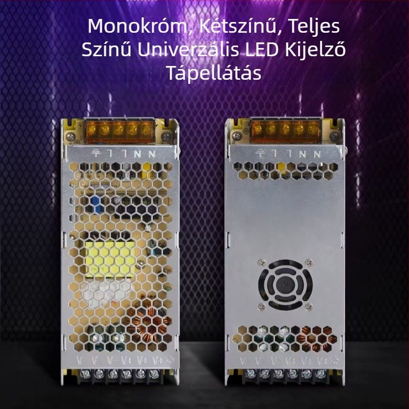 220V–ról 5V-ra váltó kapcsolóüzemű tápegység teljes színű LED kijelzőhöz, driver (40A/60A/70A/80A)