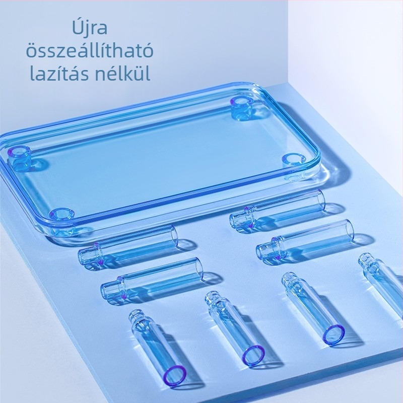 Hörcsög két szintű platformos ketrec — PS anyagból, kisállatok számára
