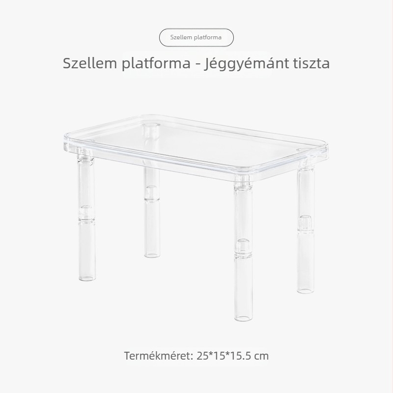 Hörcsög két szintű platformos ketrec — PS anyagból, kisállatok számára
