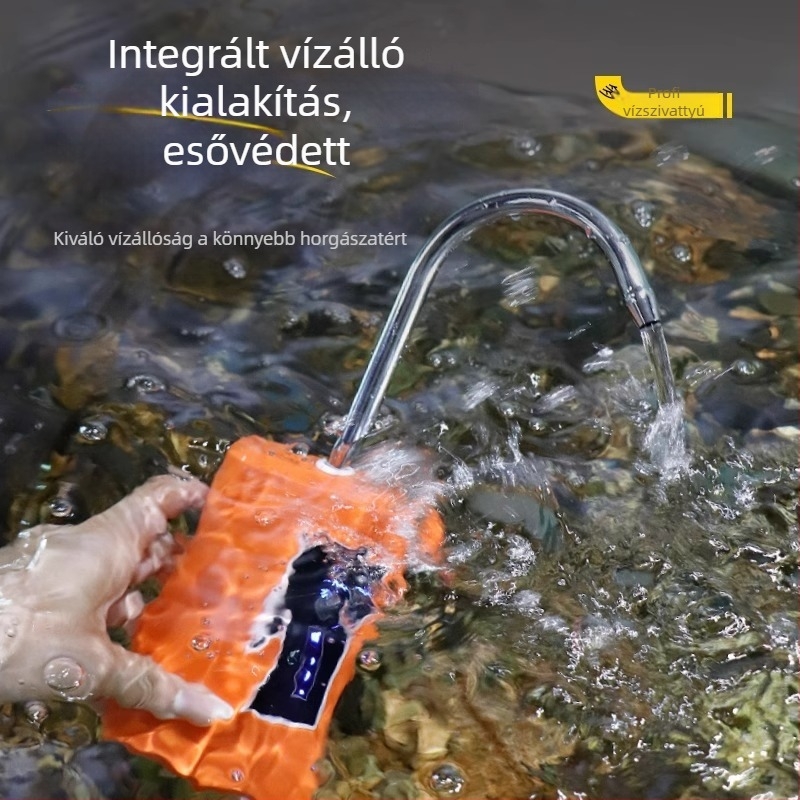 Hengku intelligens szenzoros halászathoz való vízellátó pumpa oxigenizációval és kézmosó pumpával – teljesen vízálló kültéri elektromos szivattyú
