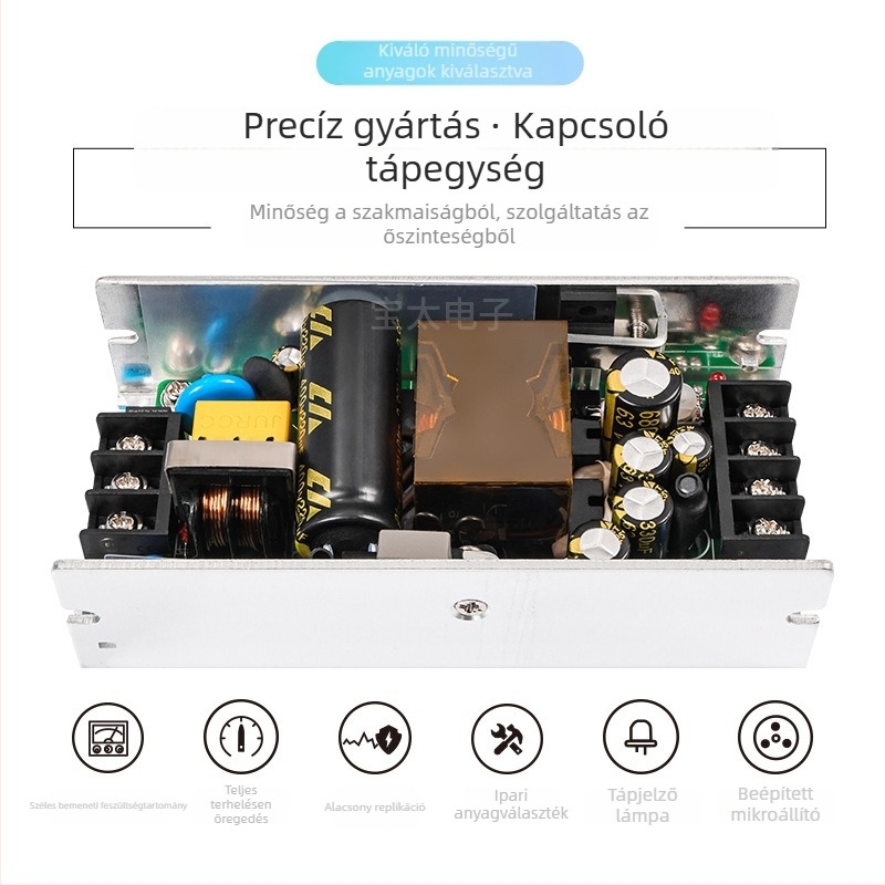 Baotai kapcsolóüzemű tápegység MP-U200S24, 24V DC kimenet, 180W, bemenet 220V AC