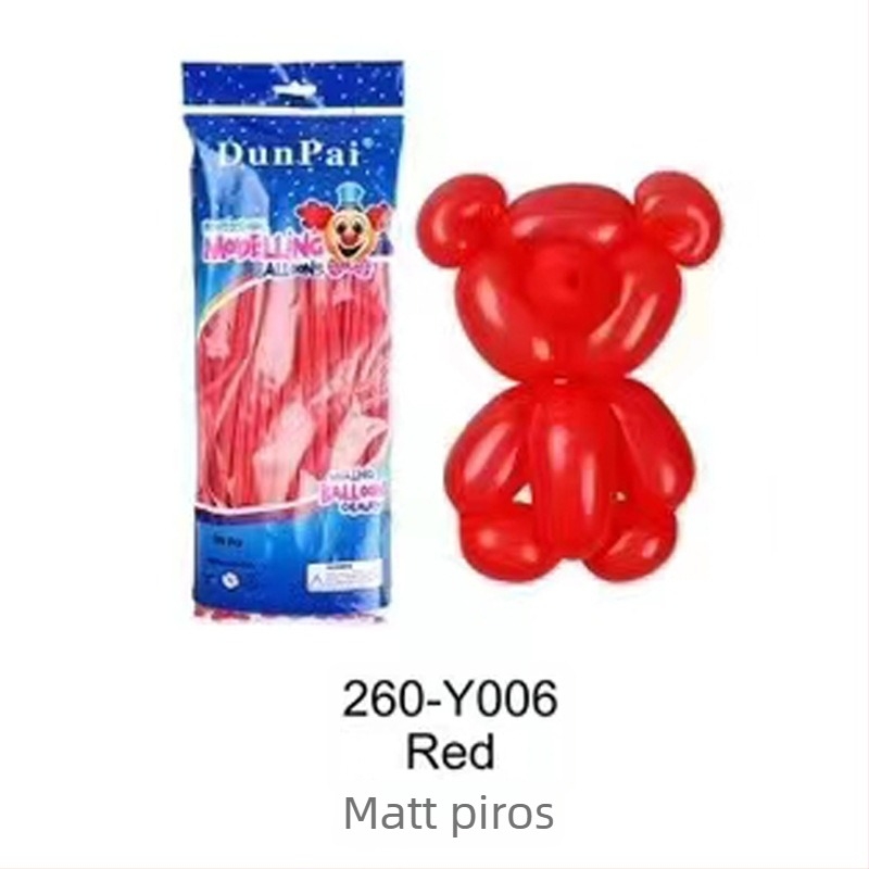 Latex léggömb, Magic Balloon típus, mágikus szalag formájú, 1,8 g tömeg, alkalmas születésnapokra, kempingezésre, Qixi és Gyermeknap