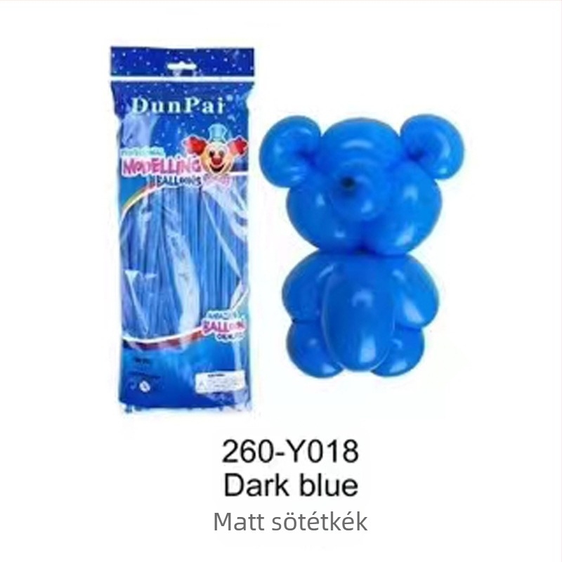 Latex léggömb, Magic Balloon típus, mágikus szalag formájú, 1,8 g tömeg, alkalmas születésnapokra, kempingezésre, Qixi és Gyermeknap