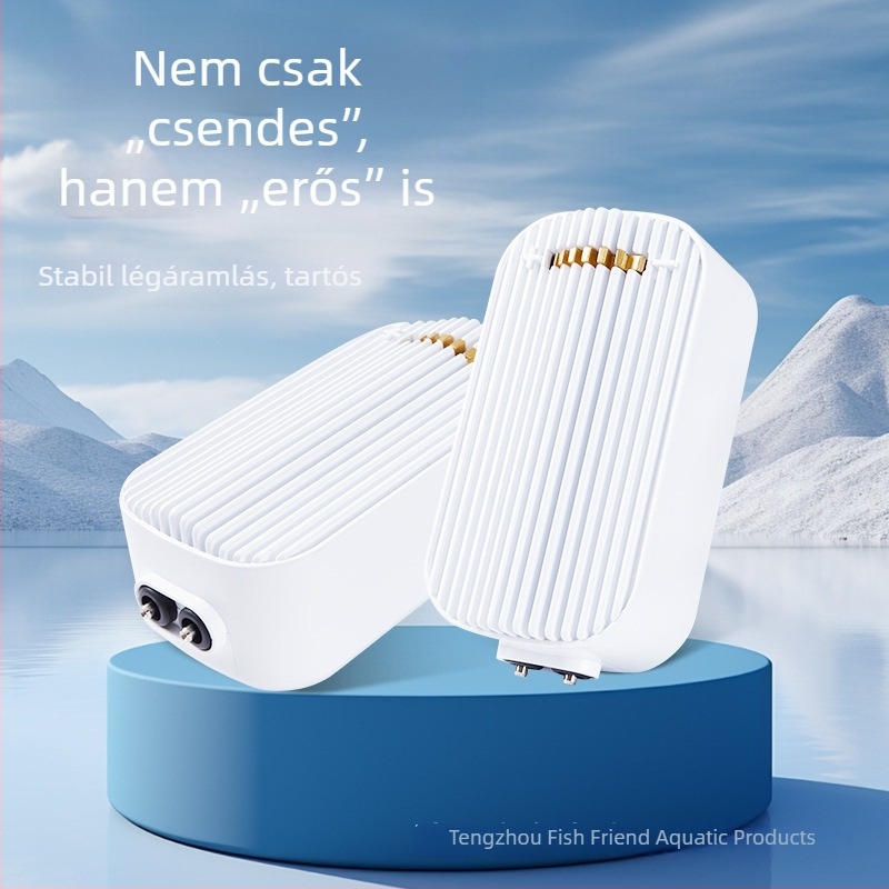 Akvárium oxigénpumpa, kompakt és csendes oxigenátor