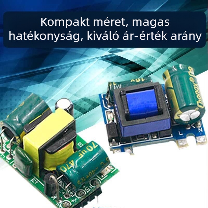 AC-DC szigetelt tápegység modul, bemenet 220V, kimenet 6.5V, 450mA, step-down modul