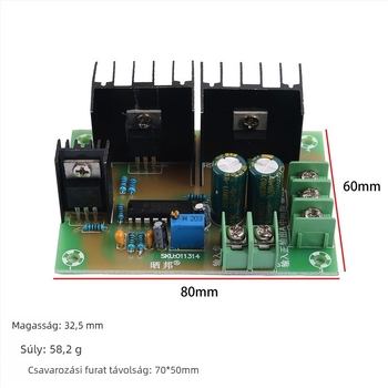 300W hálózati frekvenciájú inverter, 50Hz, négyszögjelű kimenet, DC12V bemenet és AC220V kimenet – inverter hajtópanel