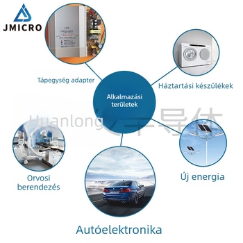 DK236M DIP8 Kvázi rezonáns AC-DC tápegység-vezérlő chip, 6-szintű energiahatékonyság, bemenet 90–265V, 36W, beépített 650V HV eszköz