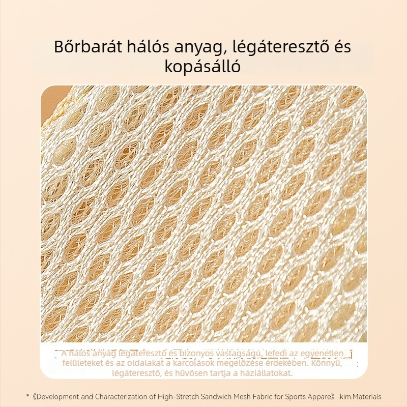 Macska plüss játék hamburgerrel és sült krumplival, macskahám pórázzal, Velcro, lélegző és kopásálló
