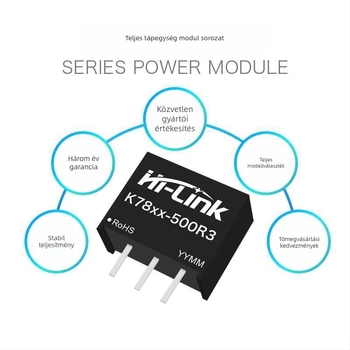 DC-DC nem izolált tápegység modul, 24V-ról 3.3V/9V/±5V/±12V/±15V, szabályozott kimenet, rövidzárlat elleni védelem
