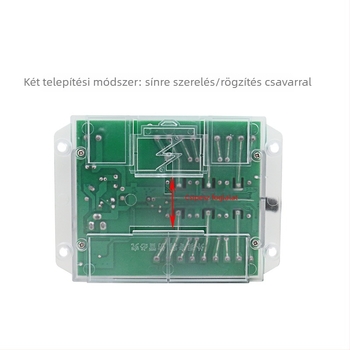 6-csatornás vezeték nélküli távirányító kapcsoló átviteli modul, tanuló funkció, 12–24 V
