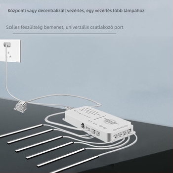 AC/DC tápegység szekrényvilágításhoz PWM-mel - Bemenet: 100-240V AC • Kimenet: 5V DC • Teljesítmény: 24-100W