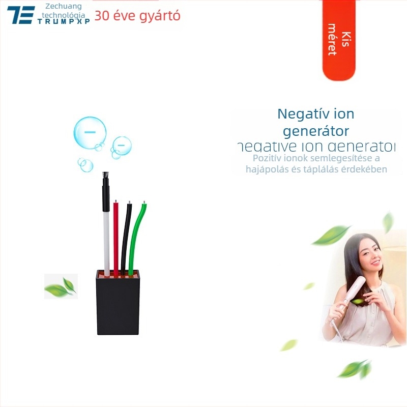 Trumpxp Negatív Ion Generátor Modul, műanyag ház, modell Tfb-y147, feszültség AC/DC, teljesítmény <1W, megtisztítja a levegőt és csökkenti a statikus elektromosságot