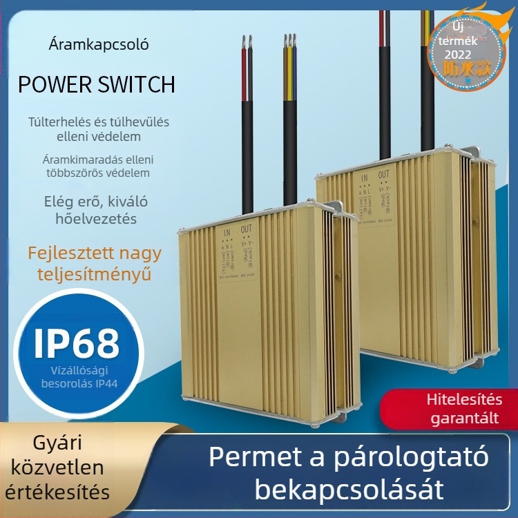 Ultrahangos ködösítő IP68 védelemmel és kapcsoló tápegységgel, bemenet 220 V, kimenet 200/350/380/500/800 VA, DC 36/45/48 V