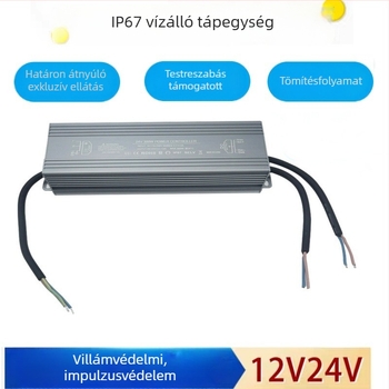 LED vízálló kültéri DC tápegység IP67 medence transzformátor 220V–DC12V/24V