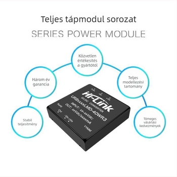 DC-DC modul 48V-ról 5V/12V/24V-re, izolált, szabályozott kimenet URB4805LMD-40WR3