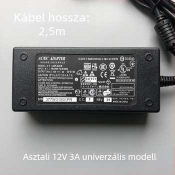 Philips AOC LCD kijelző tápegység – bemenet 100-240 V, kimenet 9 V, 4 A, kapcsoló tápegység