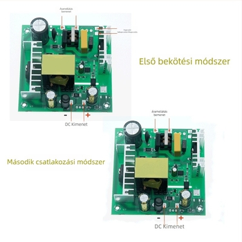 AC-DC kapcsoló tápegység panel, bemenet 220V AC, kimenet DC24V, 5A/6A, üres panel a T12 forrasztóállomáshoz
