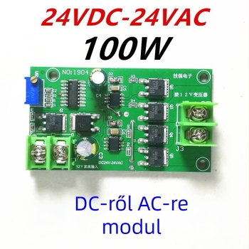 Teljes híd inverter modul, 50 Hz, 220 V DC→AC, 24 V DC bemenet PTZ motor hajtásra