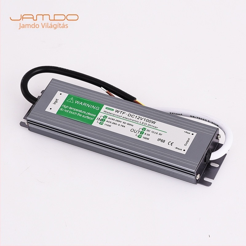 Craftsman Road kültéri LED vízálló tápegység DC12/24V, IP65, kapcsoló tápegység LED szalagokhoz, 60–300W