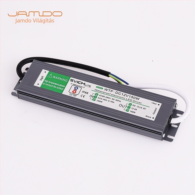 Craftsman Road kültéri LED vízálló tápegység DC12/24V, IP65, kapcsoló tápegység LED szalagokhoz, 60–300W